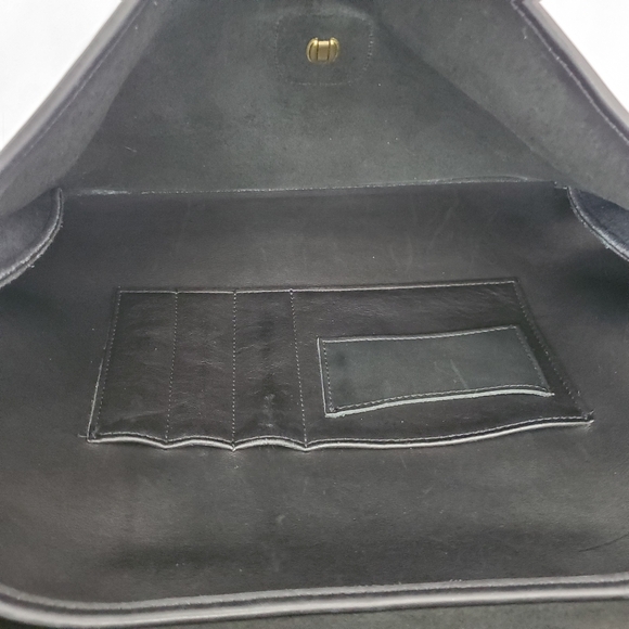 Vintage 90s Coach Beekman Briefcase Black Leather Bag 5266 - Picture 11 of 16